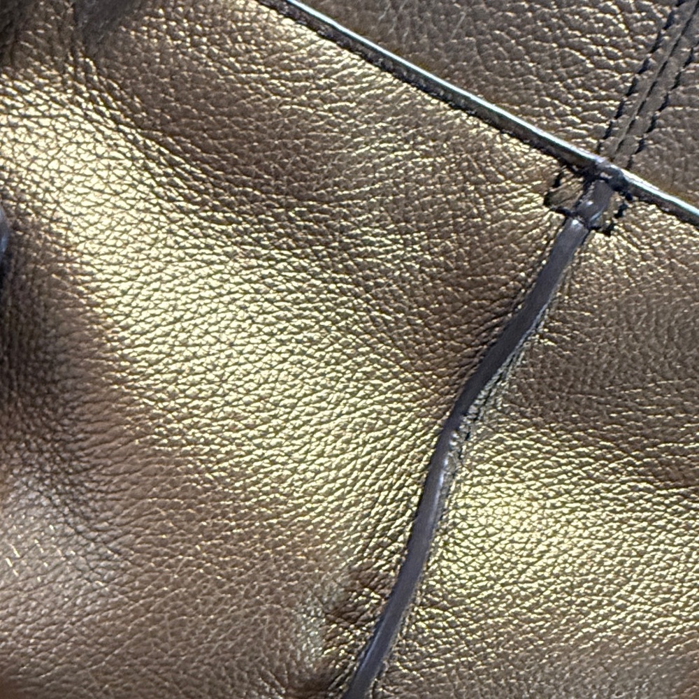 Tignanello Bronze Leather Shoulder Bag - Picture 15 of 16